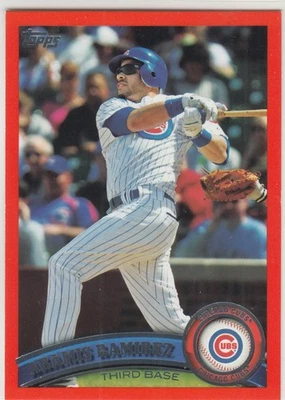 2011 Topps Factory Set Red Border #207/245 ARAMIS RAMIREZ #16 Cubs - Image 1 of 2