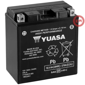 BATTERIA YUASA YTX20CH-BS 12V 18AH KAWASAKI VN 2000 VULCAN CRUISER 2007 2008 - Bild 1 von 3