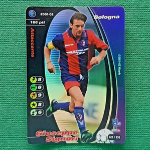 Football Champions 2001-02 "Giuseppe Signori" 022/230 Foil Bologna - OTTIMA - Imagen 1 de 2