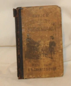 1872 Davies' Intellectual Arithmetic Science of Numbers A.S. Barnes & Co HB - Picture 1 of 9