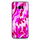 Skins Aufkleber für Samsung Galaxy S8 - rosa Camouflage, Camouflage
