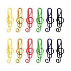 Stationery Colorful Paper Clip Paperclips Planner Clips Musical Symbols