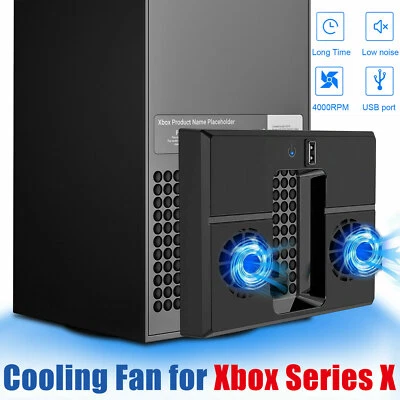 Ventilador de refrigeración USB para consola Xbox Series X refrigerador externo de alta velocidad de bajo ruido Foto 1 de 4