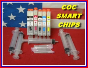 Canon Empty Refillable PGI 280, CLI 281 Cartridges 5 Color Set With Smart Chip - Zdjęcie 1 z 1