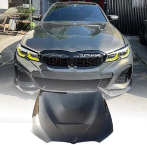 Cubierta de tapa del capó del motor del capó delantero de carbono real para BMW G20 G28 330i 2019-22 - Imagen 1 de 16