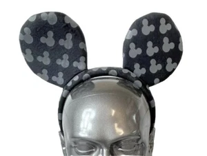 Disney Parks Mickey Mouse Ear Headband Great PretendEars Black & Gray Hanover - Picture 1 of 4