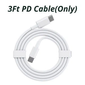 40W Dual USB C Fast Car Charger Adapter Charging Cable For iPhone 14 13 12 11 X - Picture 1 of 10