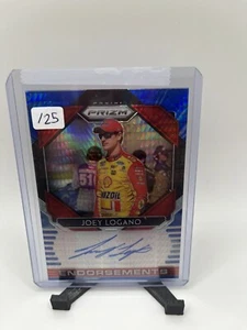 2020 Panini Prizm Joey Logano Endorsements Auto #23/25 E-JL Blue & Red NASCAR - Picture 1 of 2