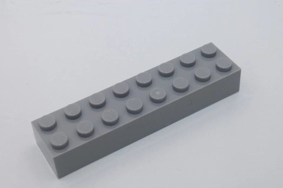 Lego 4x Basic Stein 2x8 bricks 3007 hellgrau light bluish gray - Bild 1 von 1