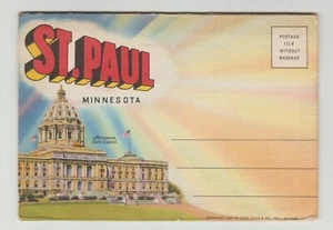 Carpeta de recuerdo de lino/multi vistas Minnesota, St. Paul - Imagen 1 de 1