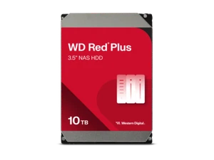 WD Red Plus 10TB NAS Hard Disk Drive - 7200 RPM Class SATA 6Gb/s, CMR, 256MB - Picture 1 of 5