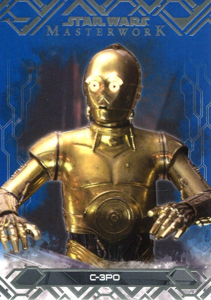 Star Wars Masterwork 2017 Blue Base Card #44 C-3PO - Image 1 of 1