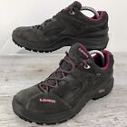 LOWA Sirkos GTX Goretex womens hiking shoes, UK6, Grey/pink, Very Good Condition