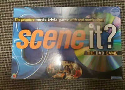 Scene It DVD Board Game Original Family Movie Trivia 2003 Mattel 1st Edition New - Image 1 of 4