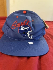 Giants Baseball Hat New w/ Stickers Navy & Red - Picture 1 of 10