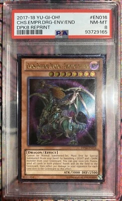 2017 YUGIOH DPKB-EN016 CHAOS EMPEROR DRAGON-ENVOY END ULTIMATE PSA 8 NM 93729165 - Image 1 of 2