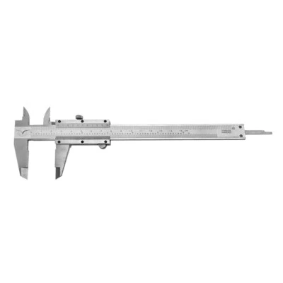 Hardened And Ground Stainless Steel 6 Inch Precision Vernier Caliper Thumb Lock - Image 1 of 3