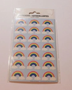 Pegatinas Rainbow Clouds Rainbows 84 pegatinas 4 hojas paquete sellado - Imagen 1 de 2