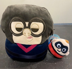 2022 Squishmallows Disney Pixar The Incredibles Edna Mode 8" and Jack Jack NEW