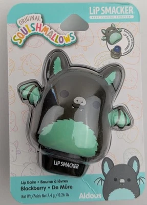 Lip Smacker x Squishmallows Aldous Bat Blackberry Lip Balm 7.4g - Image 1 of 3