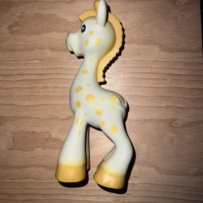 Nuby Jackie the Giraffe Natural Rubber Squeaker Teether Baby Teething Toy - Image 1 of 4