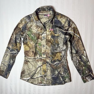 Under Armour Womens Hunting Shirt Size M 1227665 Realtree AP Camo all Season - Picture 1 of 17