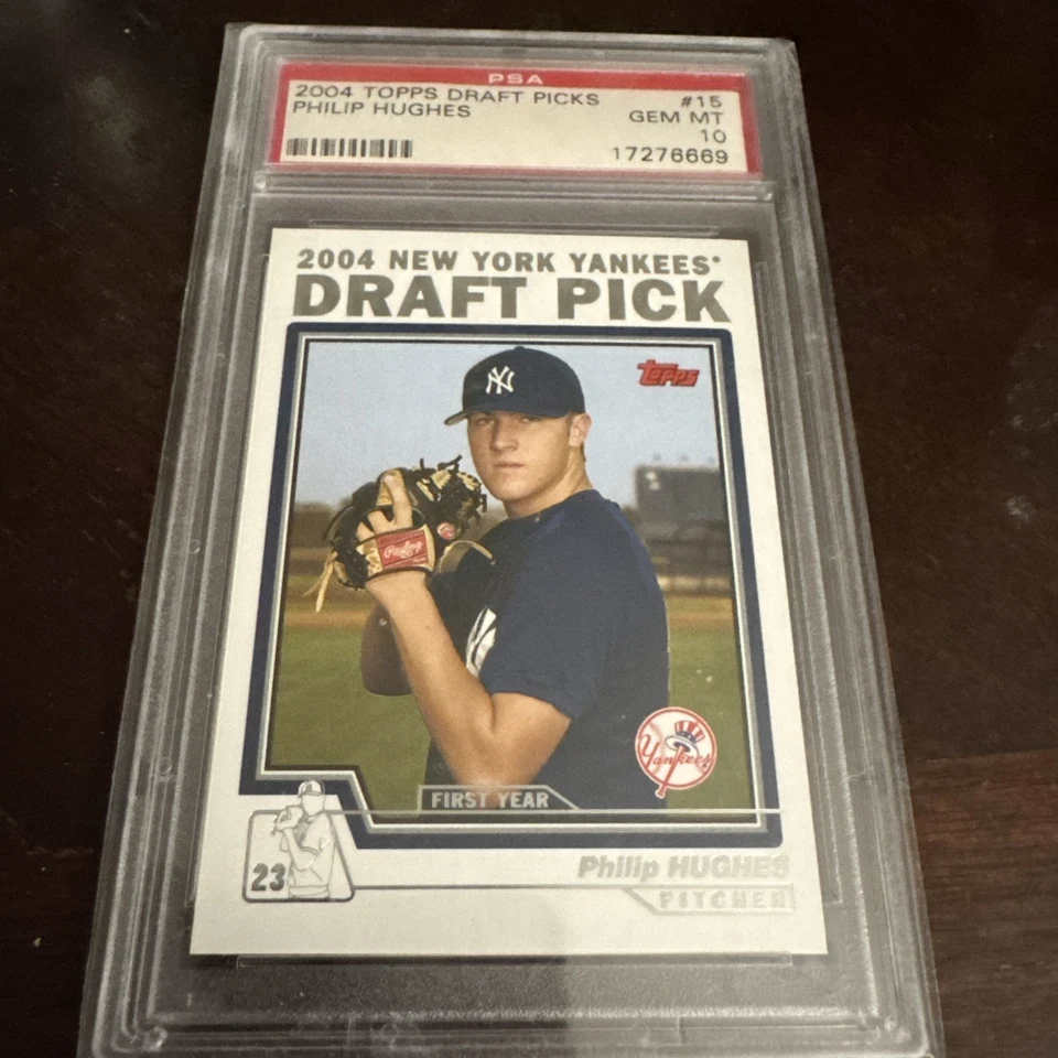 2004 Topps Traded and Rookies - Phil Hughes #T78 (RC) PSA 10 - Image 1 of 1