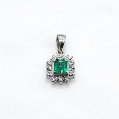 SIN TARIFA Joyería Colgante Cabeza Esmeralda 0.28ct Platino 4523390 Foto 1 de 4