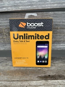 Coolpad Legacy Go - 8GB - Black (Boost Mobile) Smartphone Unlimited 5” Display - Picture 1 of 2