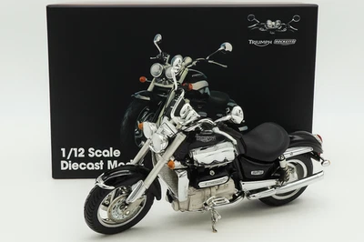 MINICHAMPS 1/12 Triumph Rocket III 3 2004 Black Classic Bike No.12 122133400 - Image 1 of 3