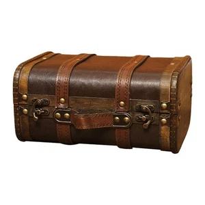 Vintage Suitcase with Handle Decoration Box Photo Props for Shop Window Shop - Picture 1 of 6