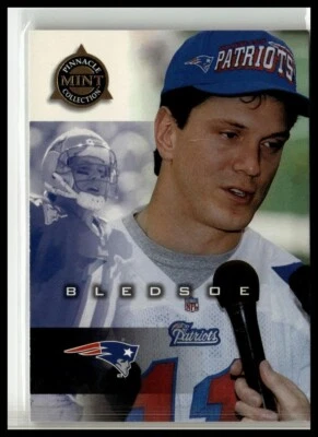 1998 Pinnacle Drew Bledsoe New England Patriots  #70 - Image 1 of 2