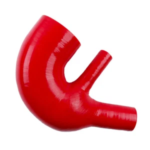 Red Silicone Air Intake Inlet Hose for 2009-18 ALFA ROMEO MITO 955 1.3 MultiJet - Picture 1 of 6