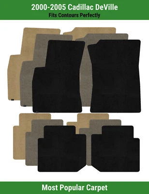 Tapetes carpete Lloyd Ultimat fileira dianteira e traseira para Cadillac DeVille 2000-2005  - Imagem 1 de 4