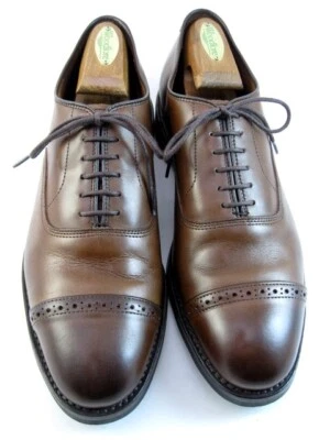 Allen Edmonds "FIFTH AVENUE" Leather Cap-Toe Oxfords 9 D Coffee DAINITE(460N) - Image 1 of 4