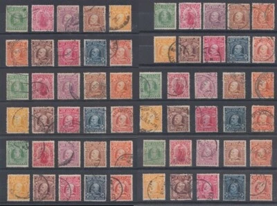NEW ZEALAND 1909 KEVII SET (x10) BULK LOT OF (x10) SETS USED (ID:061/D65381) — 第 1/2 张图片