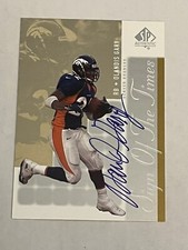 Olandis Gary 2000 SP Authentic Sign Of The Times Autograph Auto Denver Broncos🔥