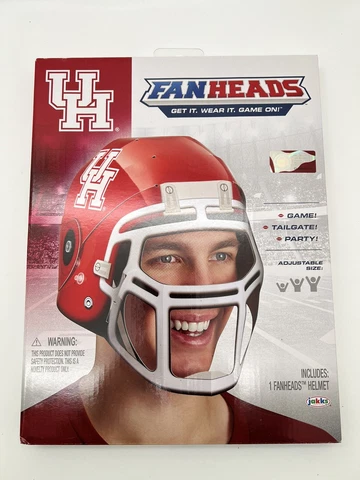 University of Houston U of H Cougars NCAA Red Fanheads Helmet Adjustable Cover