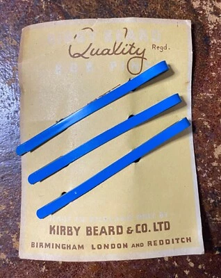 Vintage Blue Kirby clips/slides - Image 1 of 2