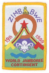 Parche contingente World Scout Jamboree Africa 1999 Zimbabwe Scouts - Imagen 1 de 1