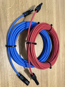 Solarkabel 6mm2 10m X2 + Pol Rot -Pol Blau - Bild 1 von 1