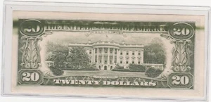 SUPER NICE 1981 A $20 Twenty Dollar Bill with MAJOR REVERSE INK SMEAR - Picture 1 of 2