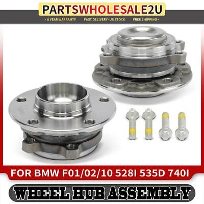 2x Front Left & Right Wheel Hub Bearing Assembly for BMW 528i 535d 535i 15-16 - Image 1 of 4