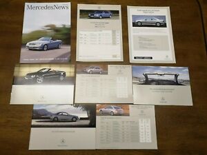 Mercedes CLK W 208 und W 209 Prospektpaket / Konvolut 