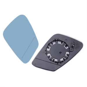 Left Side Blue Mirror Glass Heated for BMW 5 6/7 Series E60 E61 F07 F10 F11 F12 - Picture 1 of 6