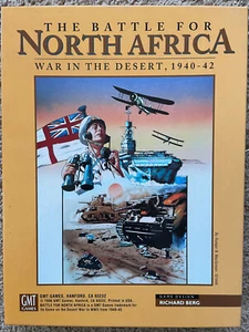 Battle for North Africa + bonus docs GMT Games 1996 UNPUNCHED MINT - Picture 1 of 10