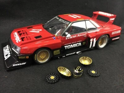1/18 AUTOart Nissan Skyline RS Turbo Super Silhouette '83 #11 rojo sin caja 88376 Foto 1 de 4