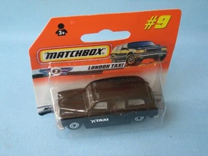 Matchbox FX4R London Taxi Black Toy Model Car 76mm Boxed Macau Tourist Cab Plane - Picture 1 of 1