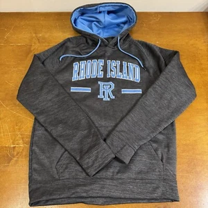 Rhode Island Rams Hoodie Mens Large Gray Pullover Long Sleeve - Picture 1 of 8