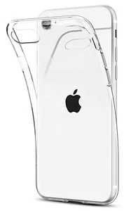COVER TRASPARENTE PER APPLE IPHONE SE 2022 CUSTODIA MORBIDA SILICONE ULTRA SLIM - Zdjęcie 1 z 10